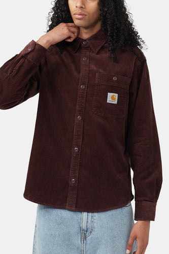 Carhartt WIP Long Sleeve Flint Shirt (Amarone Rinsed)
