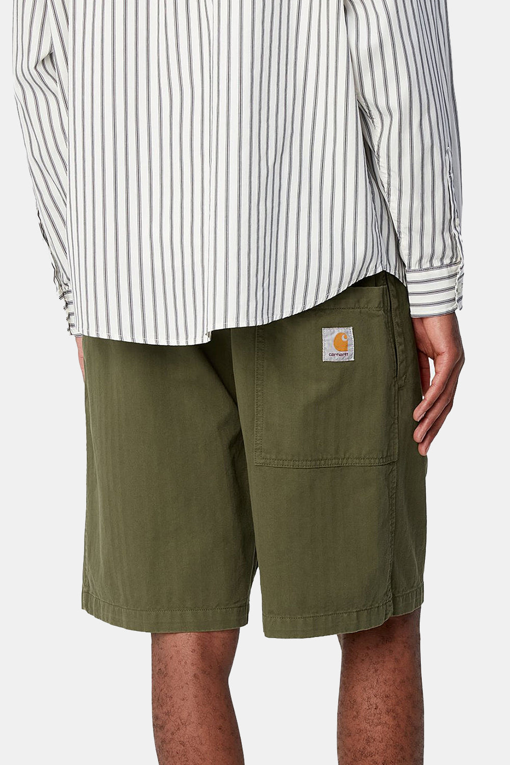 Carhartt WIP Rainer Garment Dyed Shorts (Dundee Green)
