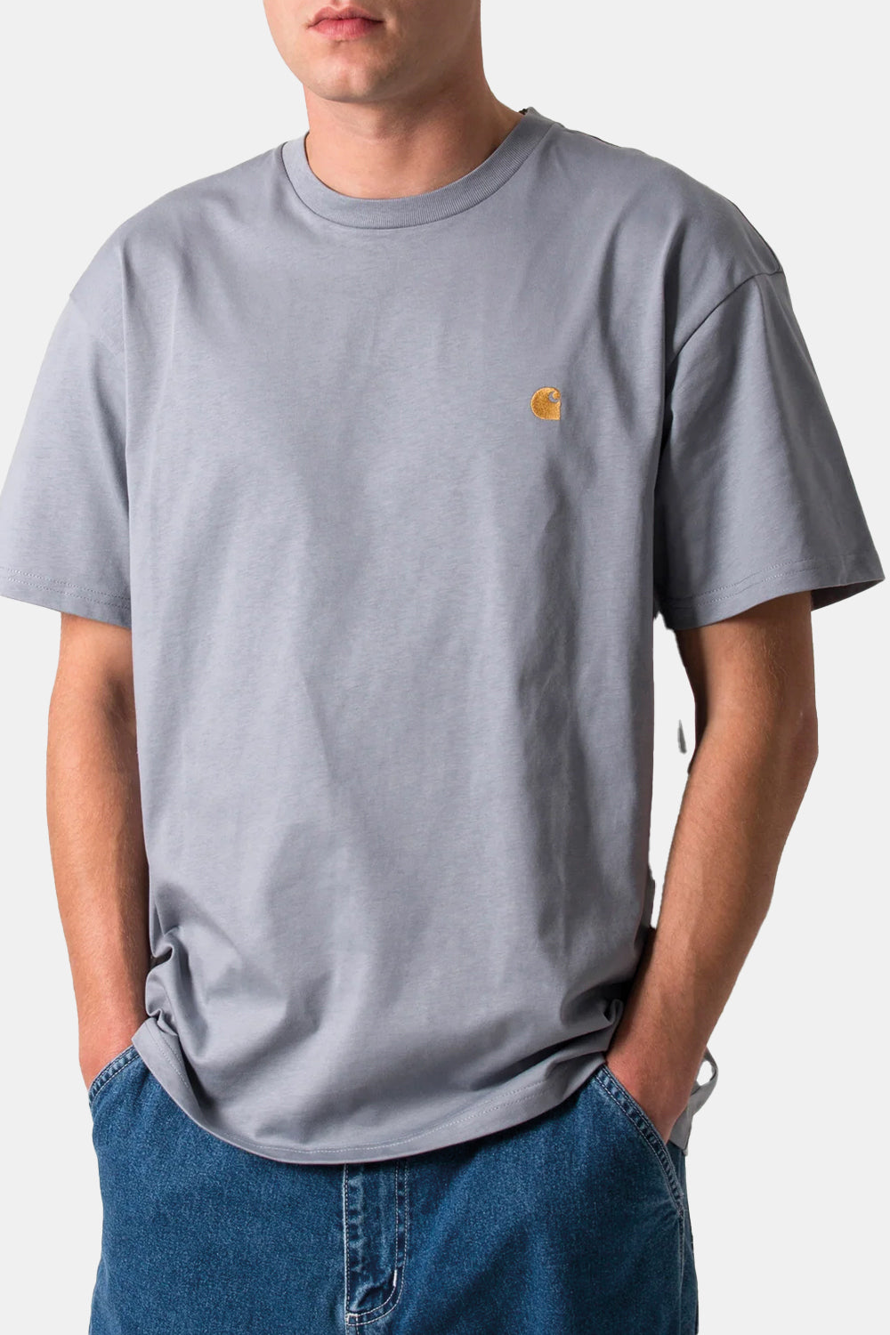 Carhartt WIP Short Sleeve Chase T-Shirt (Mirror & Gold)