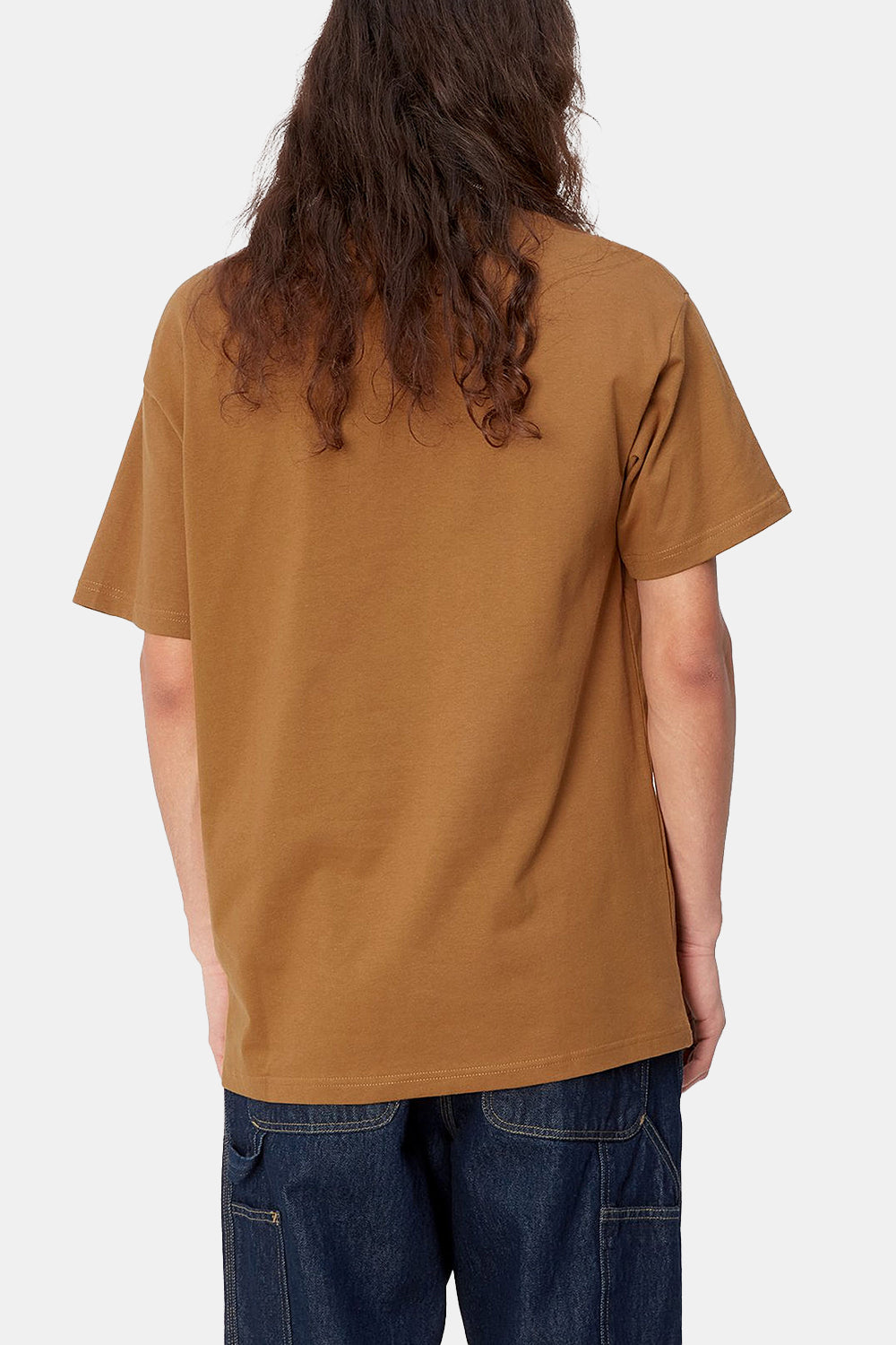 Carhartt WIP Short Sleeve Icons T-Shirt (Hamilton Brown/Black)