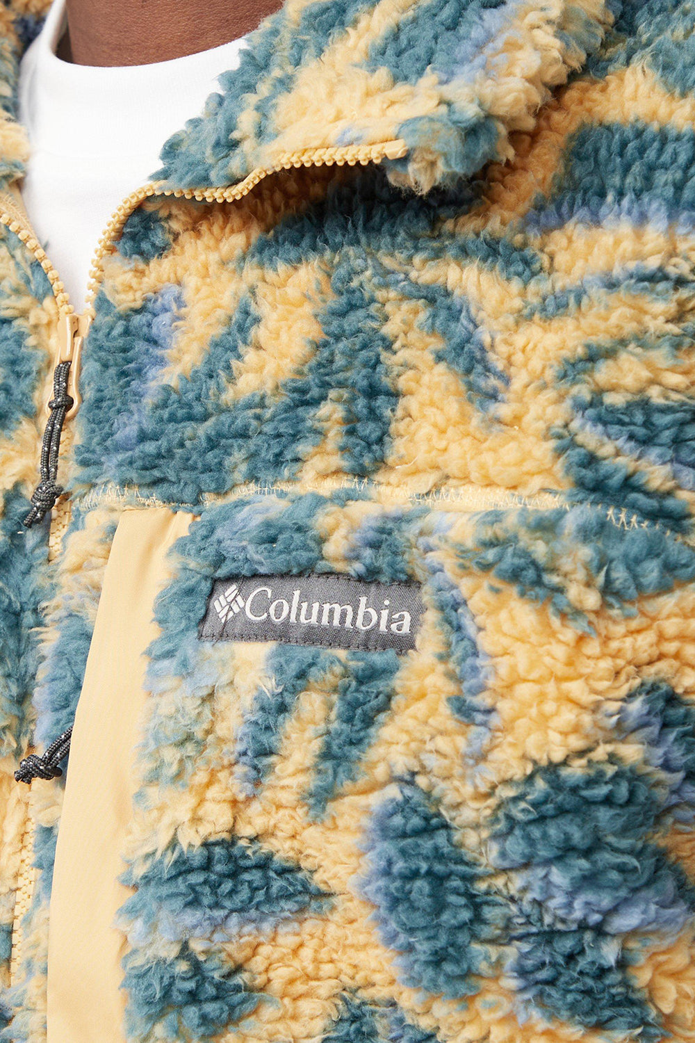 Columbia Winter Pass Print Fleece Full Zip (Light Camel Areca Print)