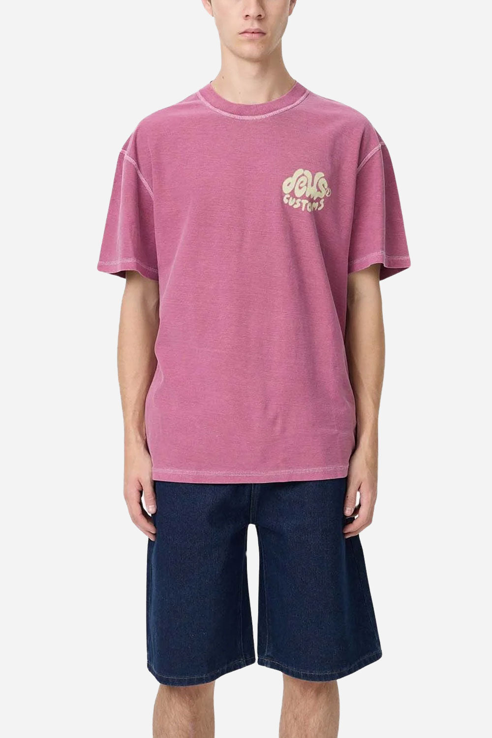 Deus Debris Reverse T-Shirt (Dry Rose)