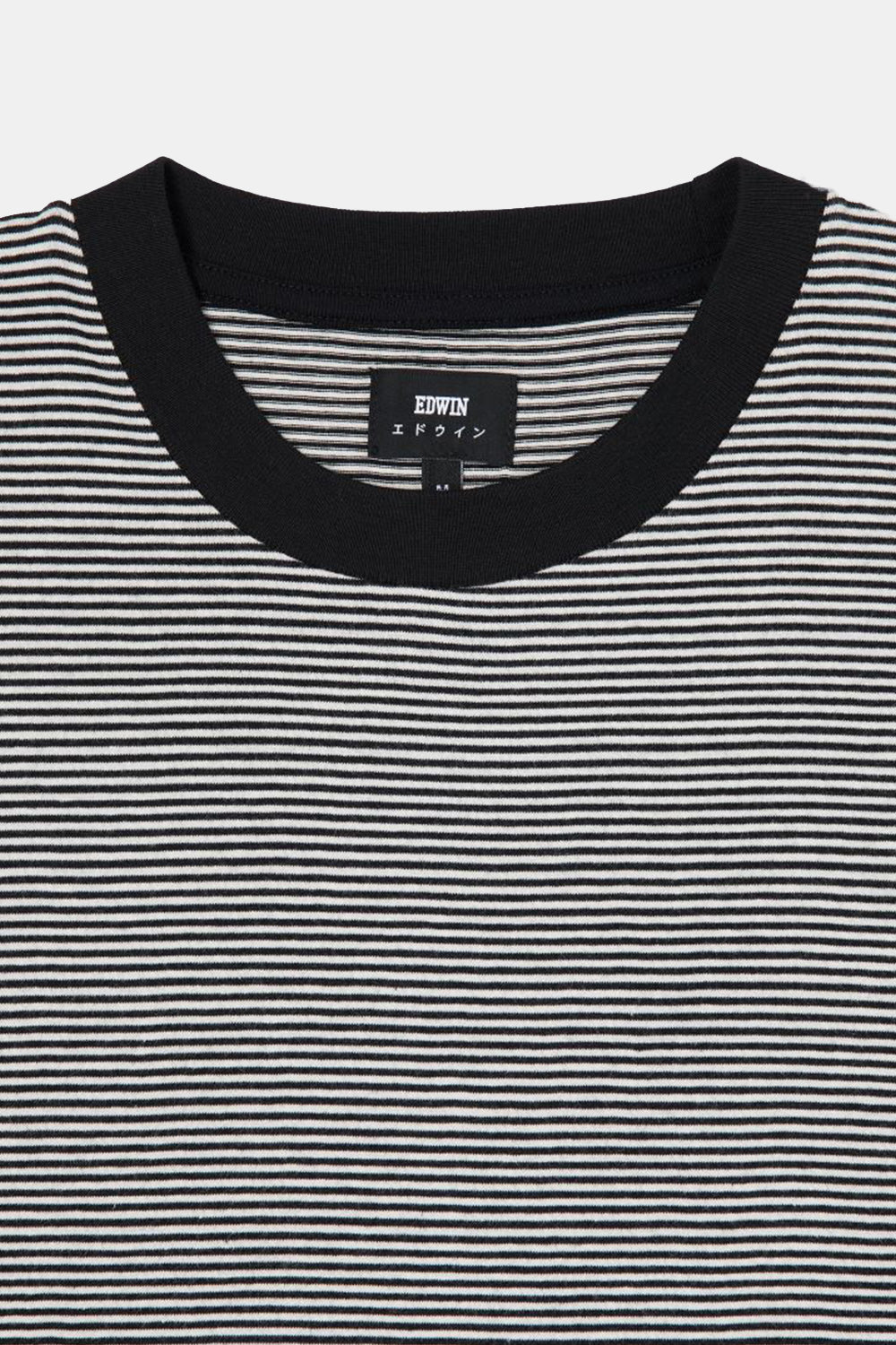 Edwin Adam Stripe T-Shirt (Black/White)