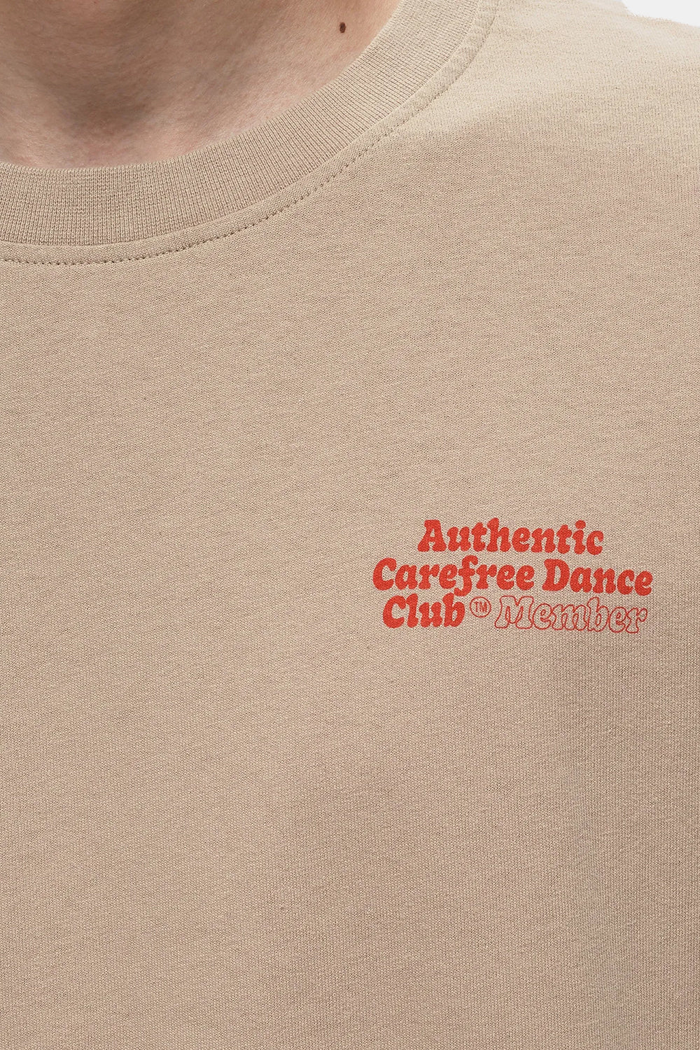 Edwin Carefree Dance Club T-Shirt (White Pepper)