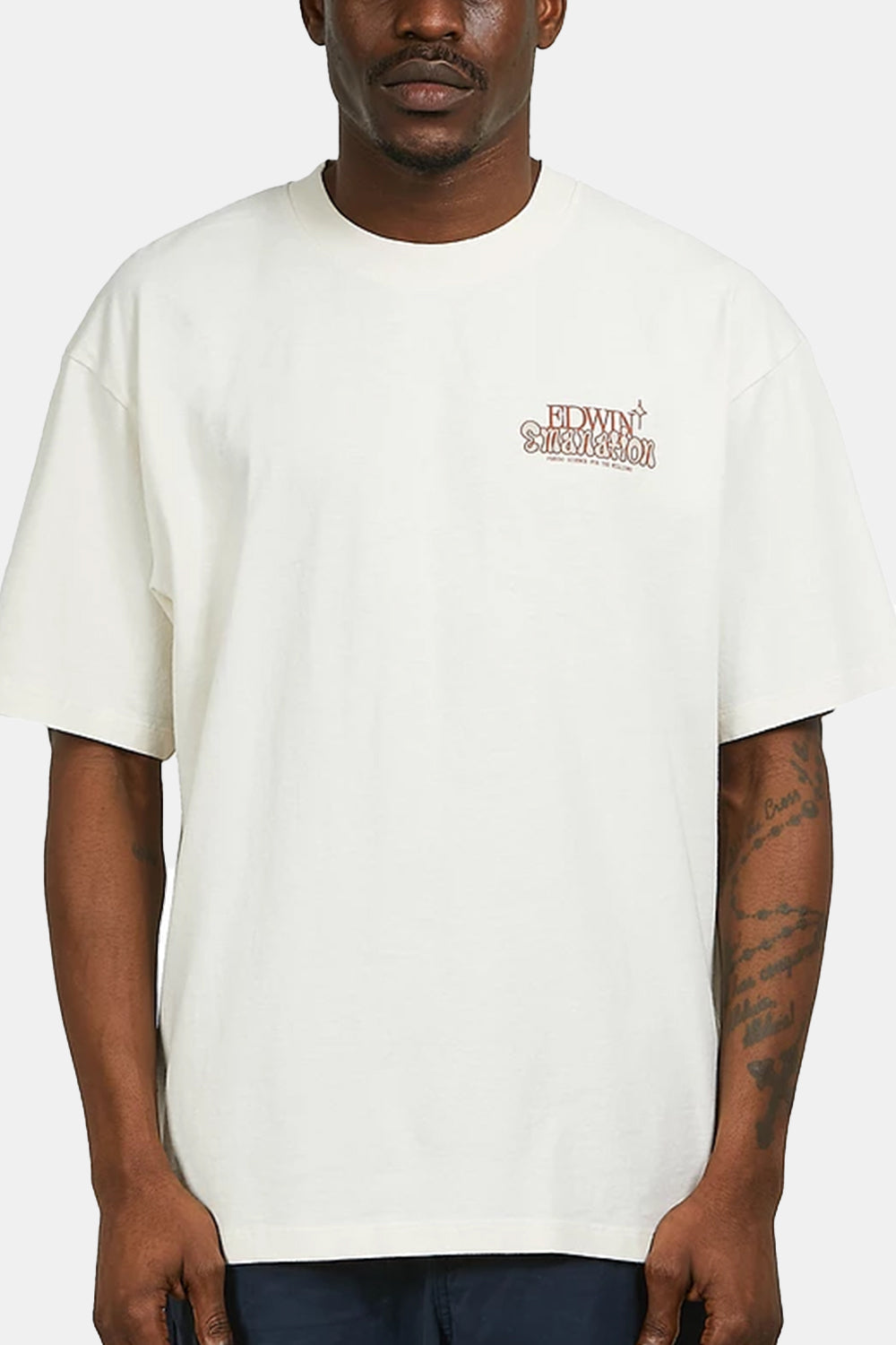 Edwin Emanation T-Shirt (Whisper White) | Number Six