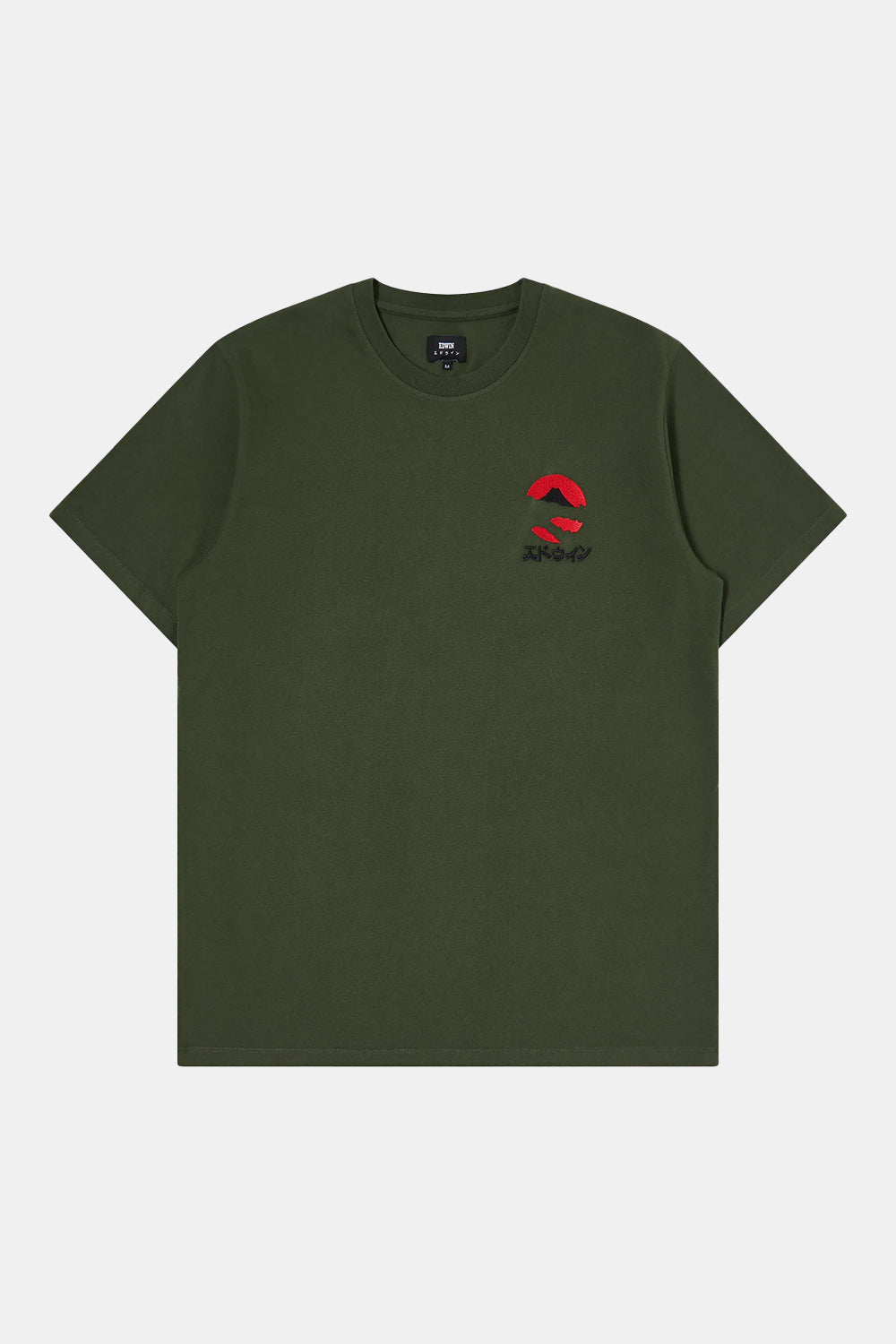 Edwin Kamifuji Chest T-Shirt (Kombu Green)