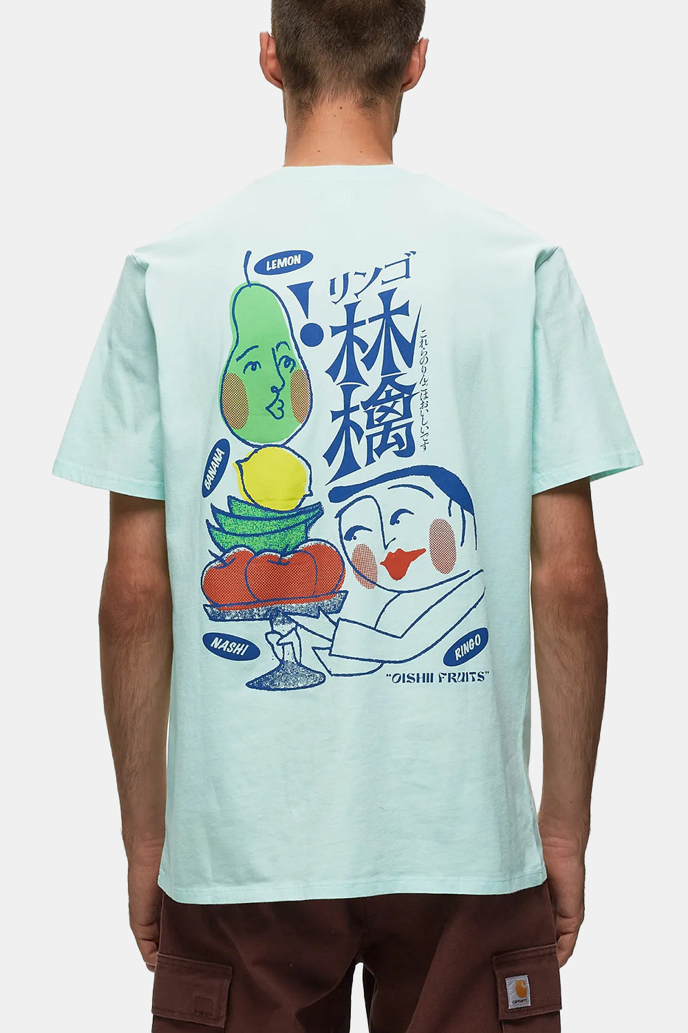 Edwin Ringo Oishii T-Shirt (Bleached Aqua)