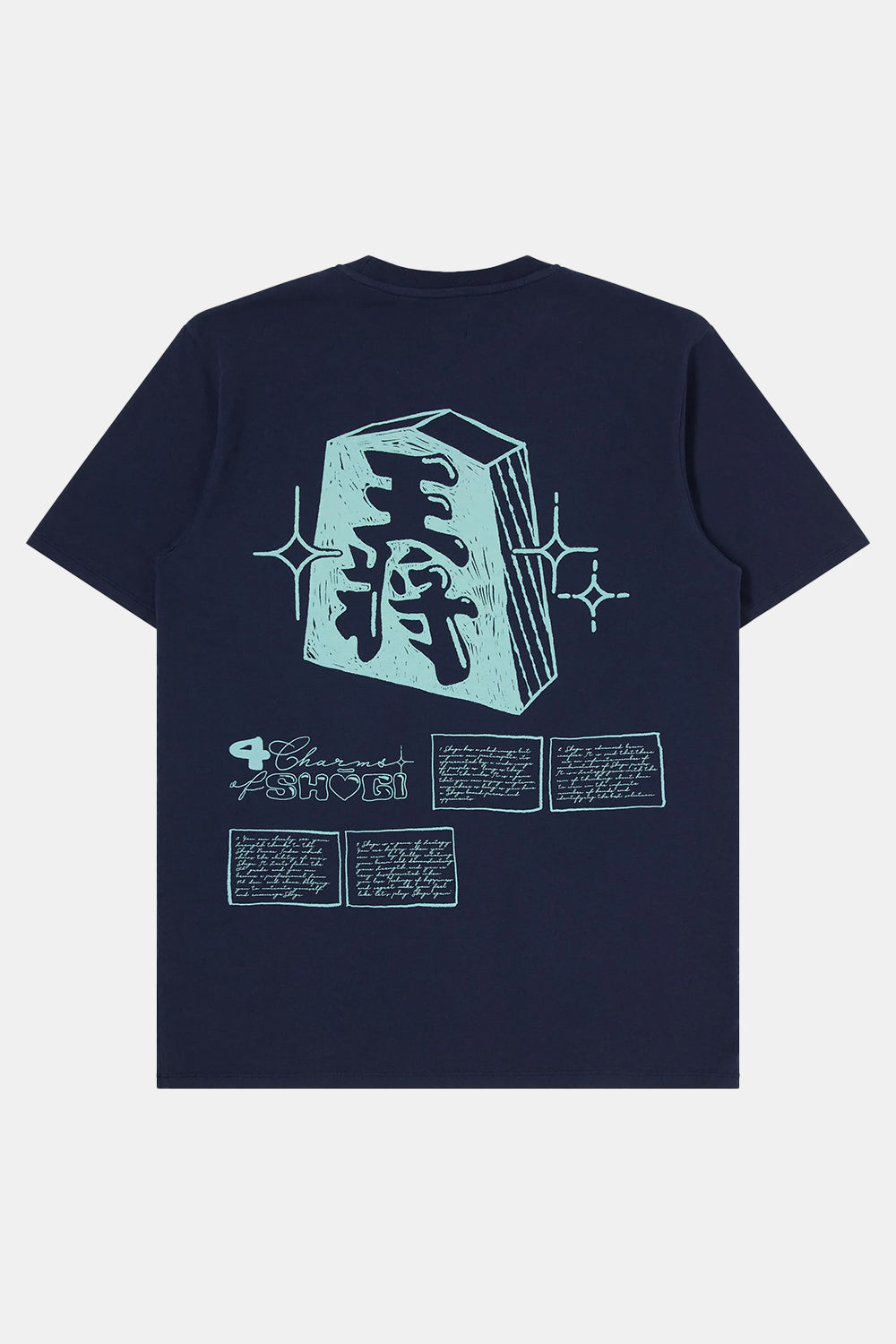 Edwin Shogi T-Shirt (Maritime Blue)