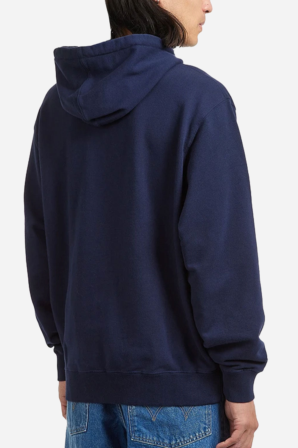 Edwin Sunset On Mount Fuji Hooded Sweatshirt (Maritime Blue)