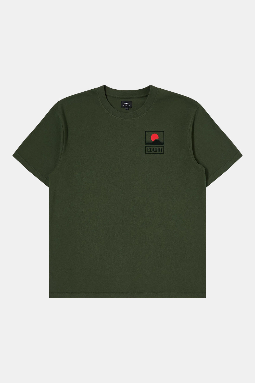 Edwin Sunset On Mount Fuji T-Shirt (Kombu Green)