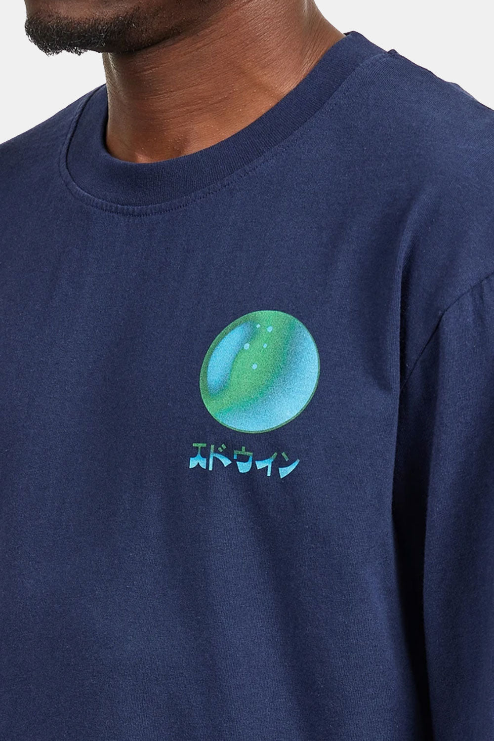 Edwin The Last Of Us II Long Sleeve T-Shirt (Maritime Blue)