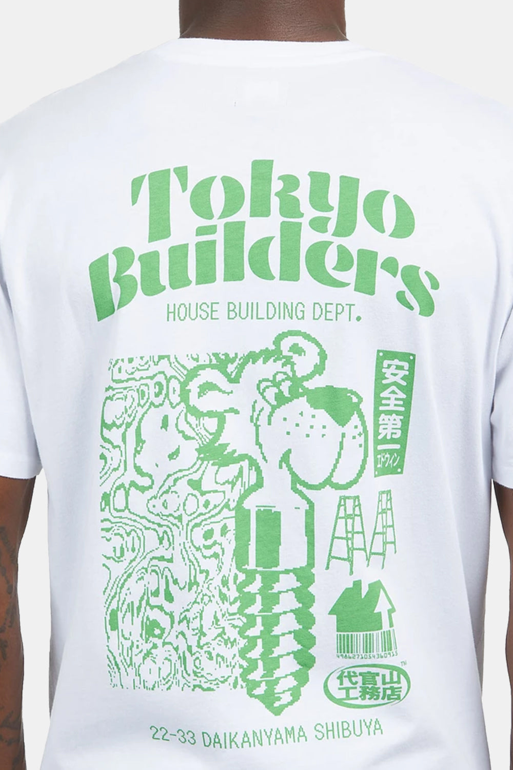 Edwin Tokyo Builders T-Shirt (White Garment Wash)