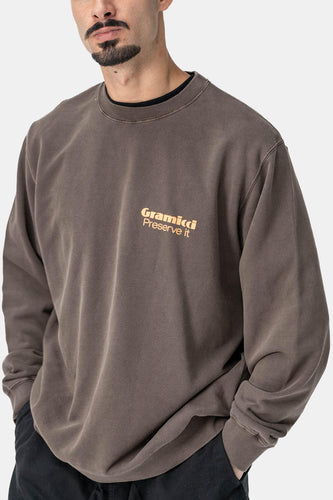 Gramicci Preserve-it Sweatshirt (Brown Pigment)
