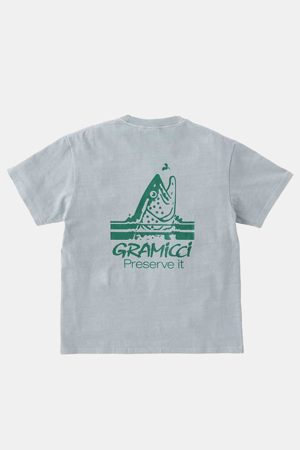 Gramicci Trout T-Shirt (Smokey Slate) | Number Six
