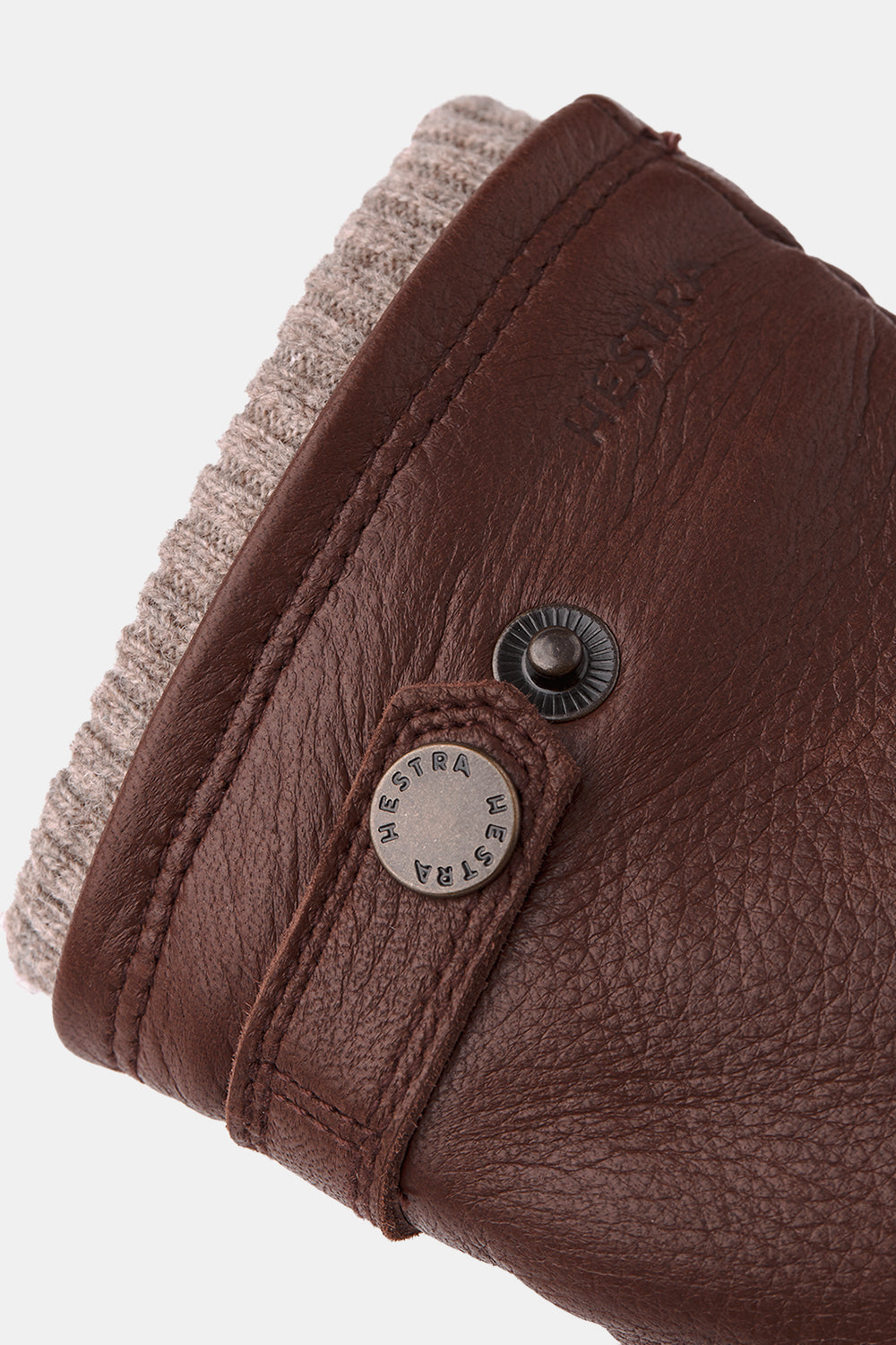 Hestra Leather Utsjö Gloves (Chestnut)