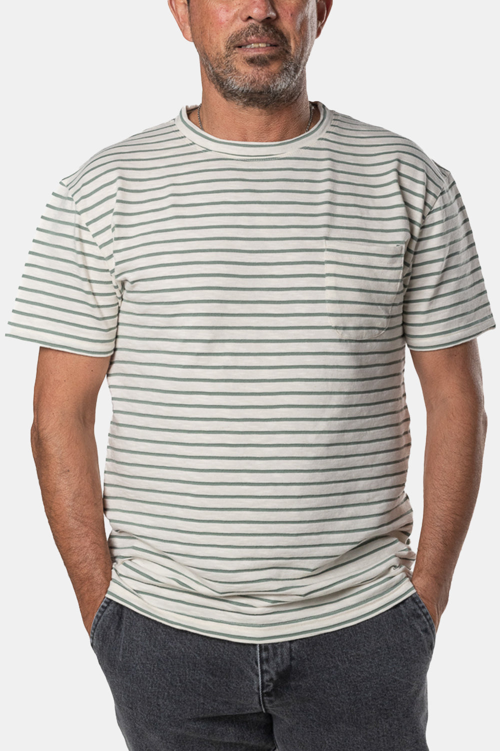 La Paz Guerreiro T-Shirt (Green Bay Stripes)