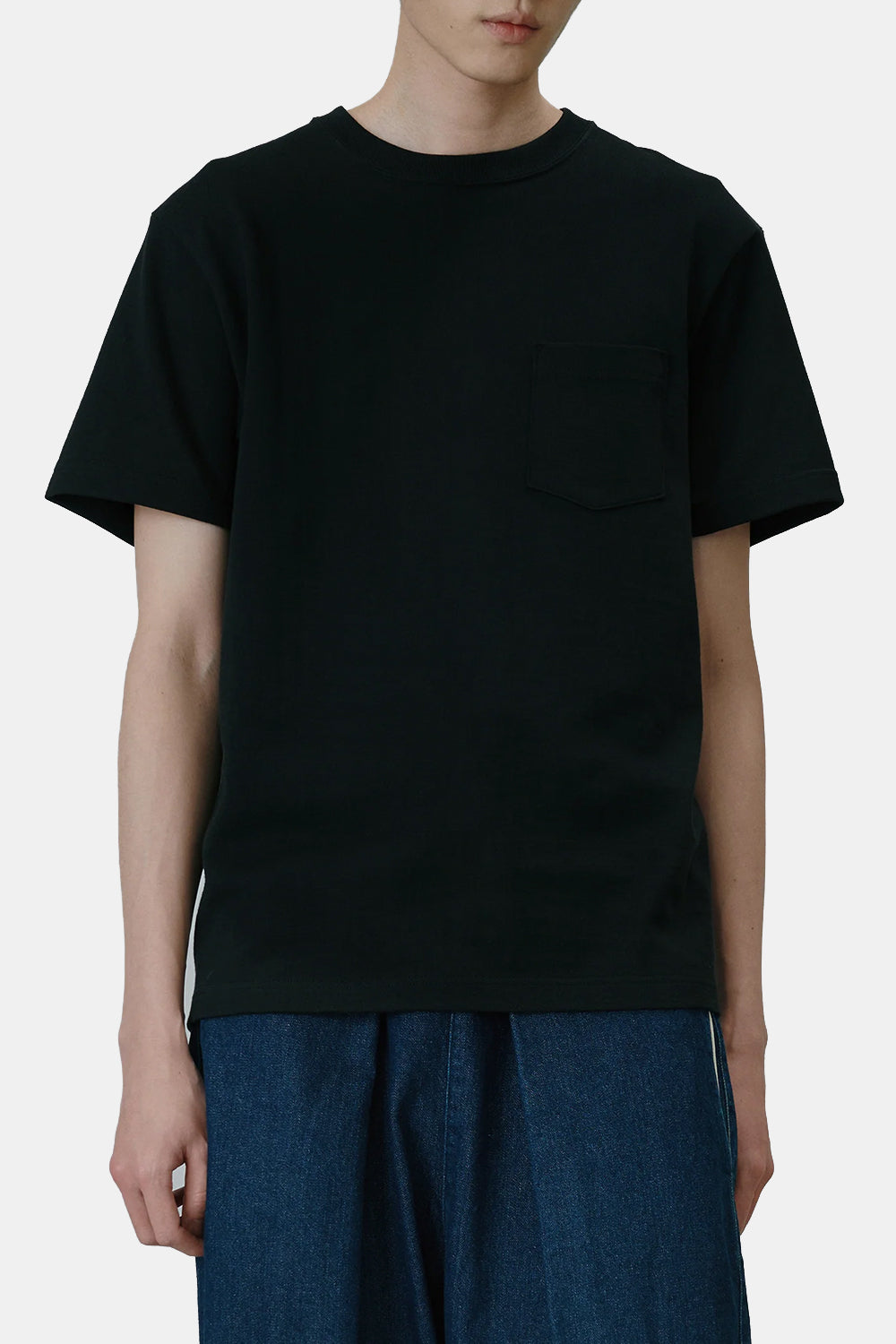 United Athle Japan Made Standard Fit Pocket T-shirt (Black)