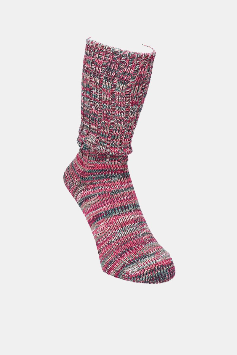Anonymous Ism 5 Colour Mix Crew Socks (Dark Violet) | Socks
