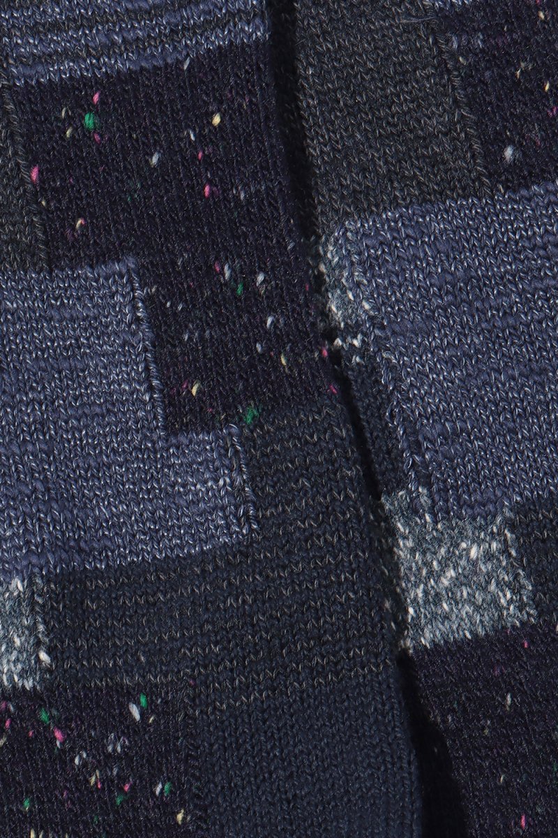 Anonymous Ism Patchwork Crew Socks (Navy) | Socks
