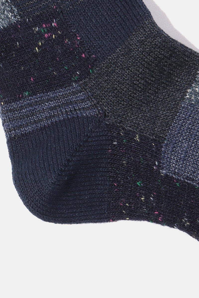 Anonymous Ism Patchwork Crew Socks (Navy) | Socks