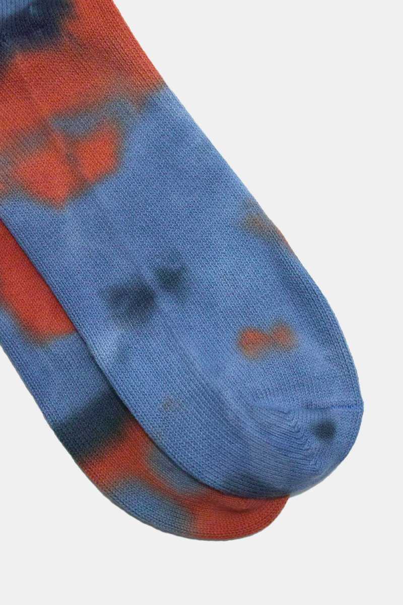 Anonymous Ism Tie Dye Crew Socks (Navy) | Socks