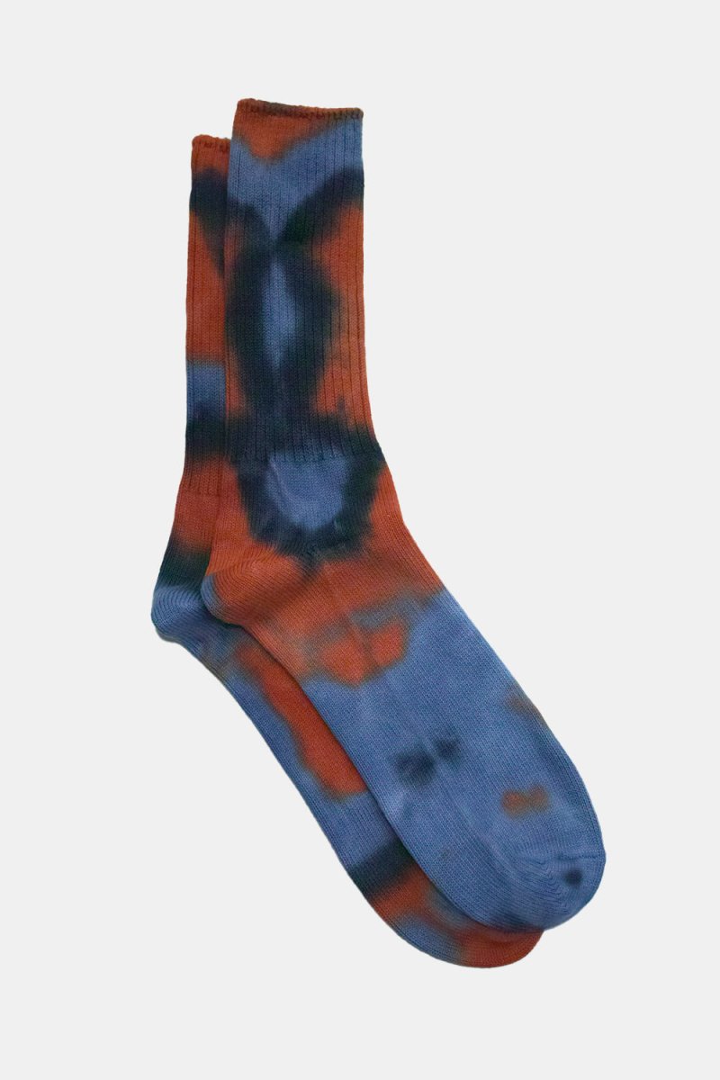 Anonymous Ism Tie Dye Crew Socks (Navy) | Socks