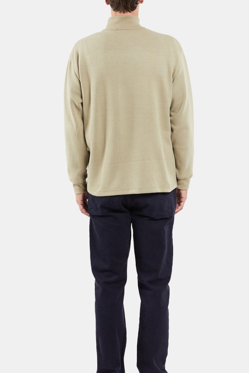 Armor Lux 1/4 Zip Sweat Camionneur Héritage (Argile Green) | Sweaters