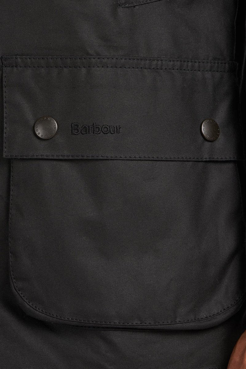 Barbour Ashby Waxed Jacket (Black) | Jackets