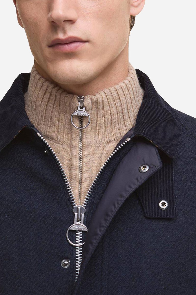 Barbour Bedale Wool Jacket (Navy) | Jackets