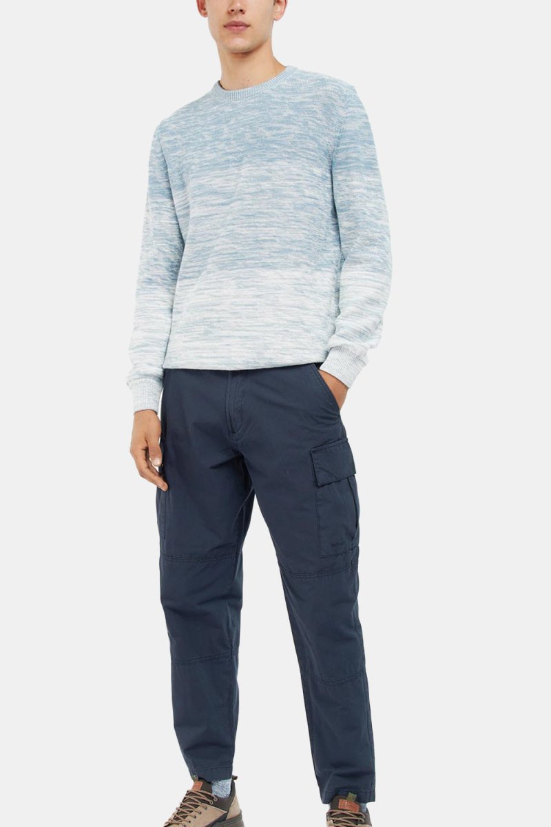 Barbour Brading Crew Sweatshirt (Powder Blue) | Sweaters