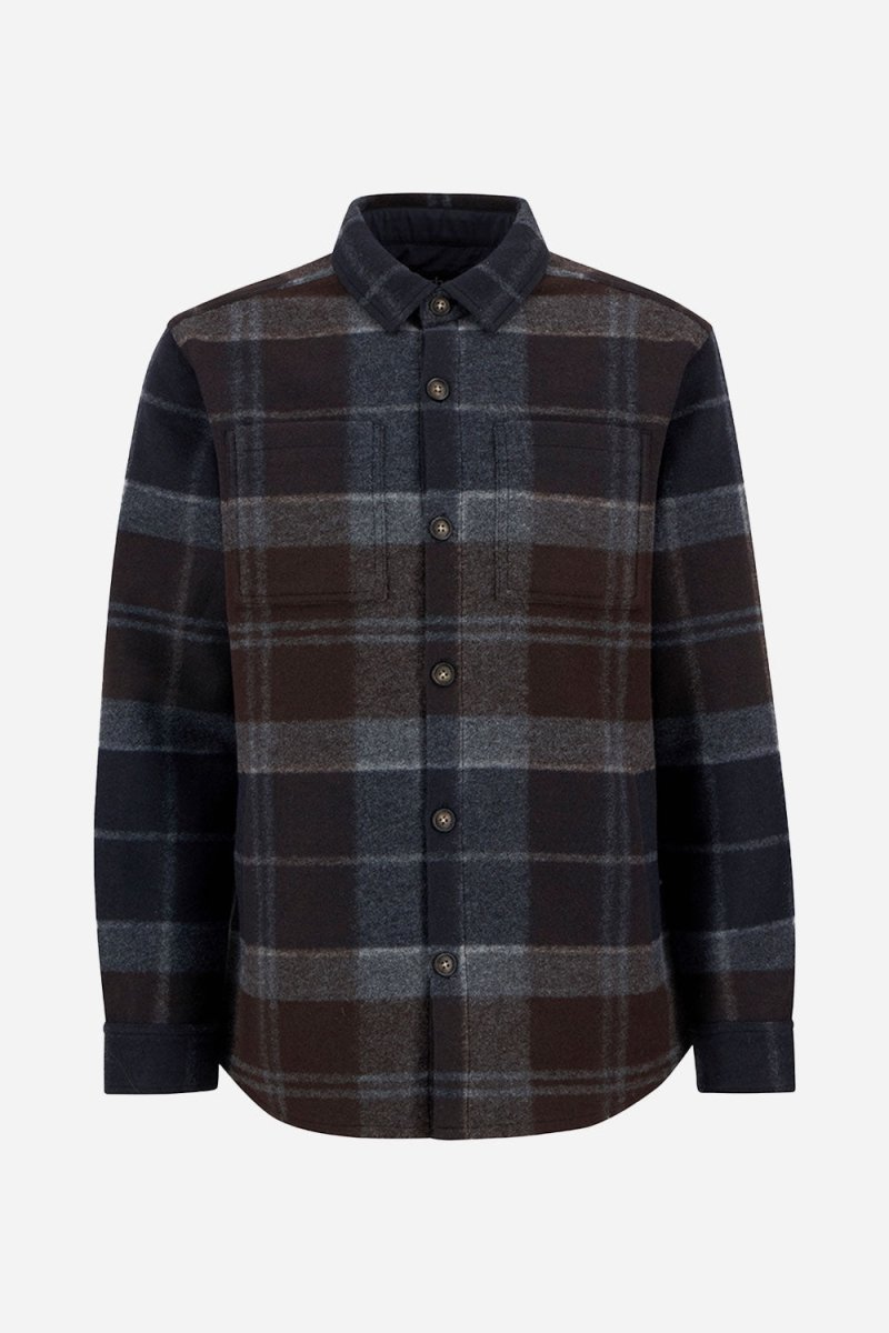 Barbour Chapter Tailored Check Overshirt (Midnight Oak Tartan) | Shirts