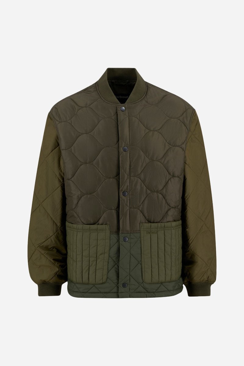 Barbour Cording Quilted Jacket (Army Green) | Jackets