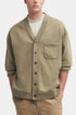 Barbour Donnington Cardigan (Bleached Olive) | Sweaters