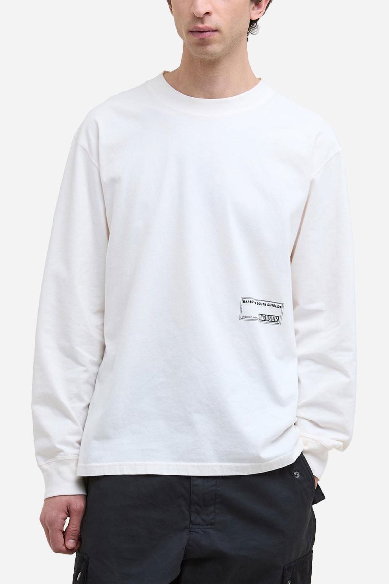 Barbour Hamilton Long Sleeve T-Shirt (White) | T-Shirts