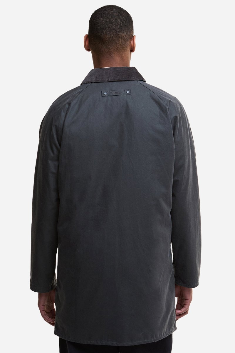 Barbour Lorden Wax Mac (Grey) | Jackets