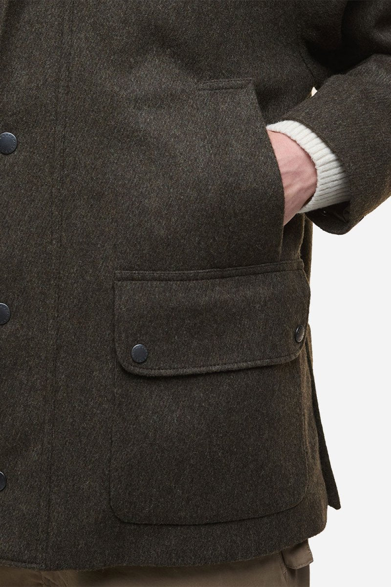 Barbour Modified Bedale Wool Jacket (Olive) | Jackets