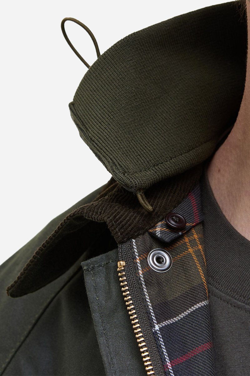 Barbour Modified Solway Wax Jacket (Olive) | Jackets