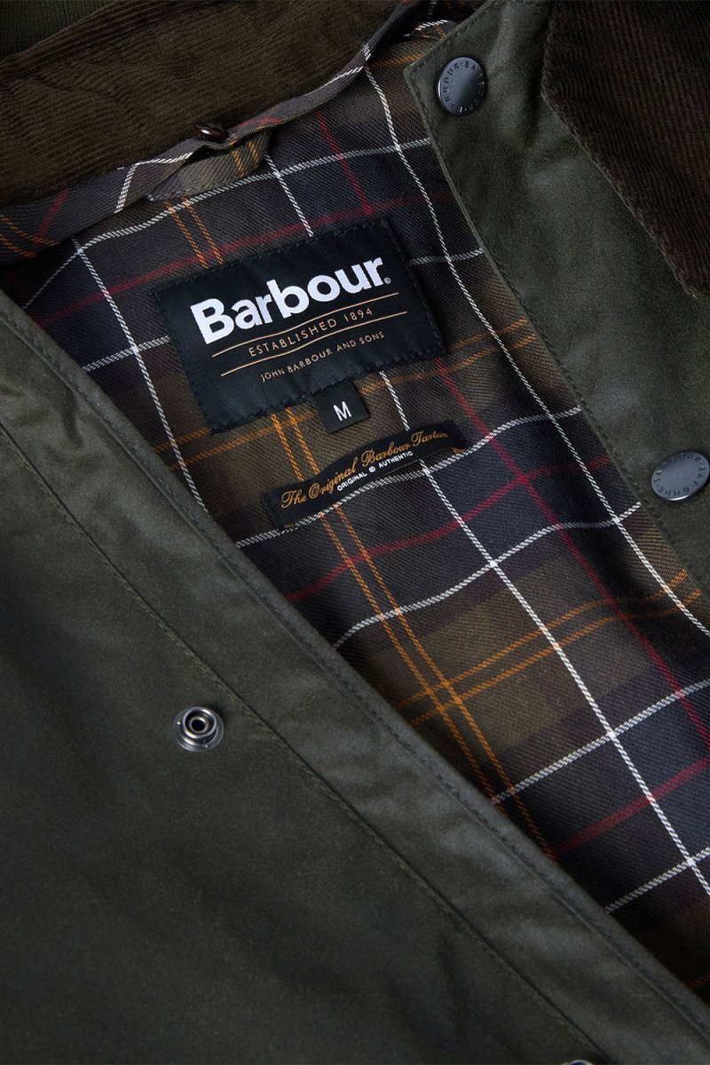 Barbour Modified Solway Wax Jacket (Olive) | Jackets