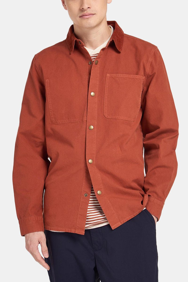 Barbour White Label Lorenzo Overshirt (Rust) | Shirts