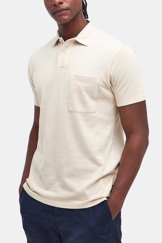 Barbour Worsley Pocket Polo - Shirt (Fog) | T - Shirts