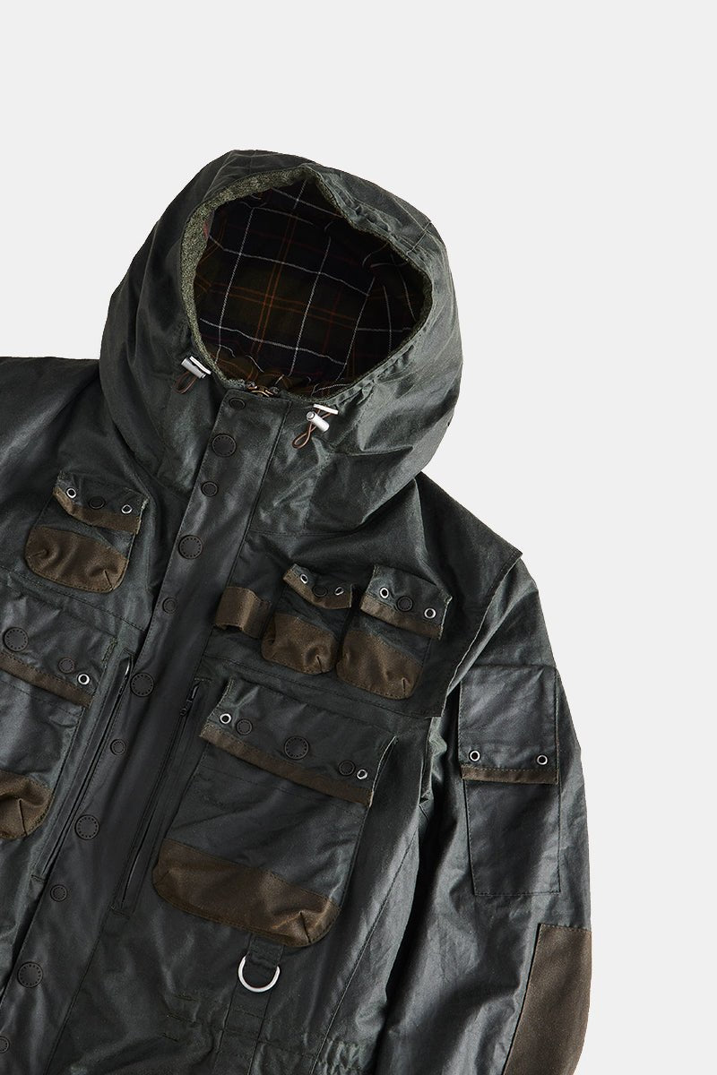 Barbour x TO KI TO Military Wax Jacket (Sage) – Number Six