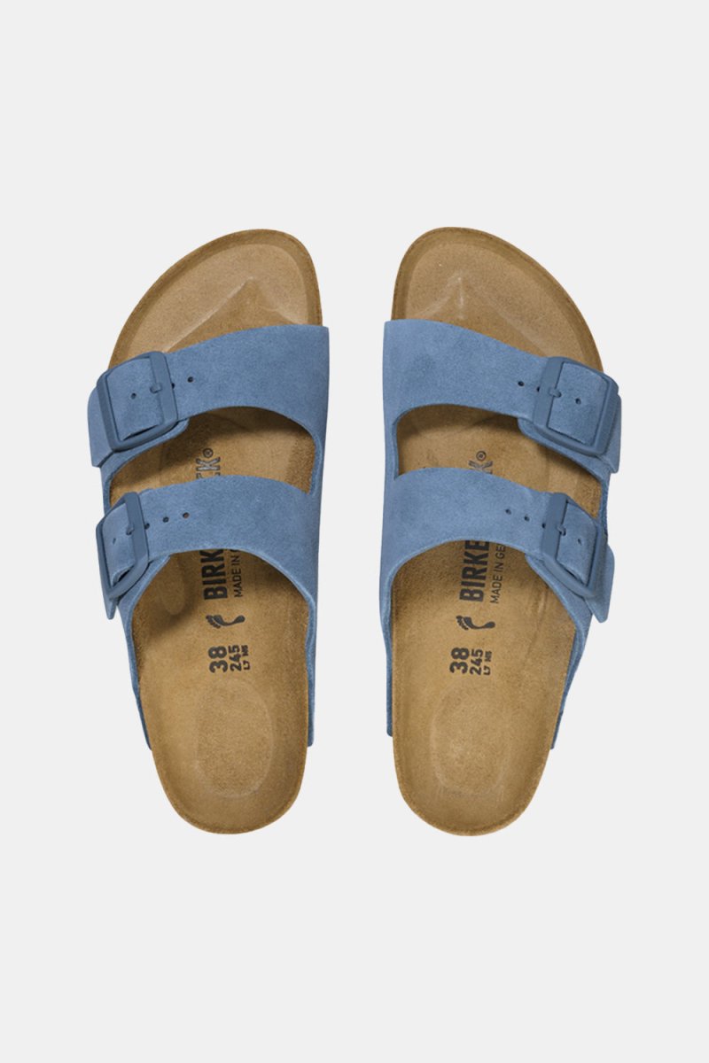 Birkenstock Arizona Suede Leather (Elemental Blue) | Sandals