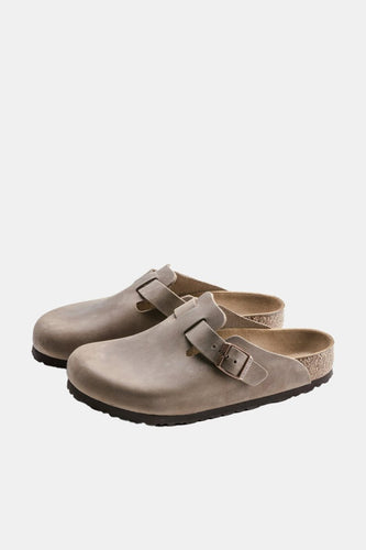Birkenstock Boston Oiled Leather (Tobacco Brown) | Sandals