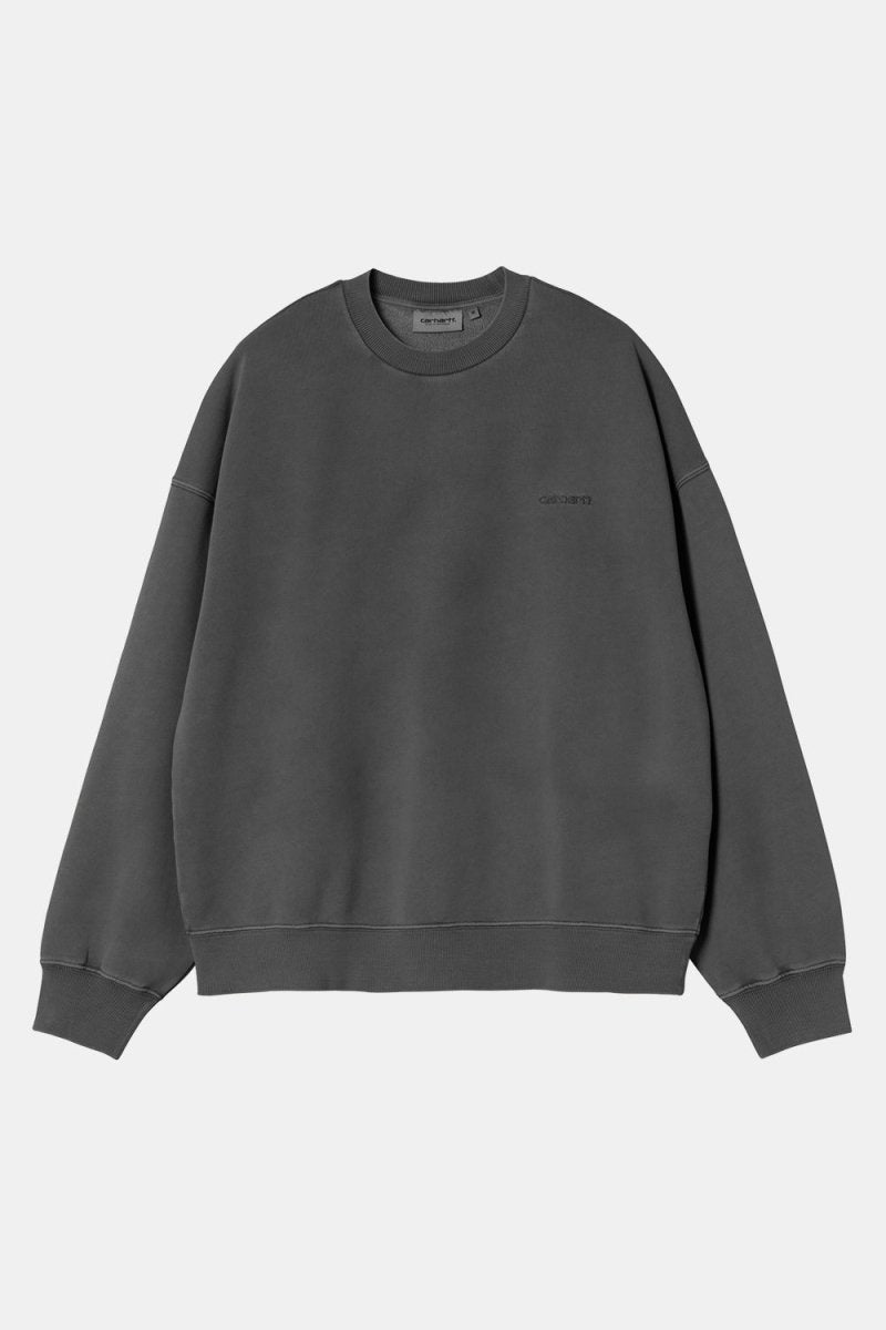Carhartt WIP Benton Sweat (Graphite) | Sweaters