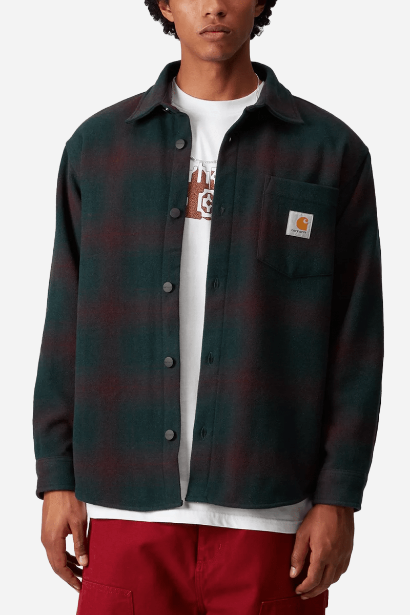 Carhartt WIP Brennan Shirt Jacket (Brennan Check/Deep Lagoon/Rondo) | Shirts