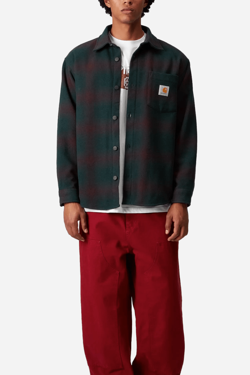 Carhartt WIP Brennan Shirt Jacket (Brennan Check/Deep Lagoon/Rondo) | Shirts