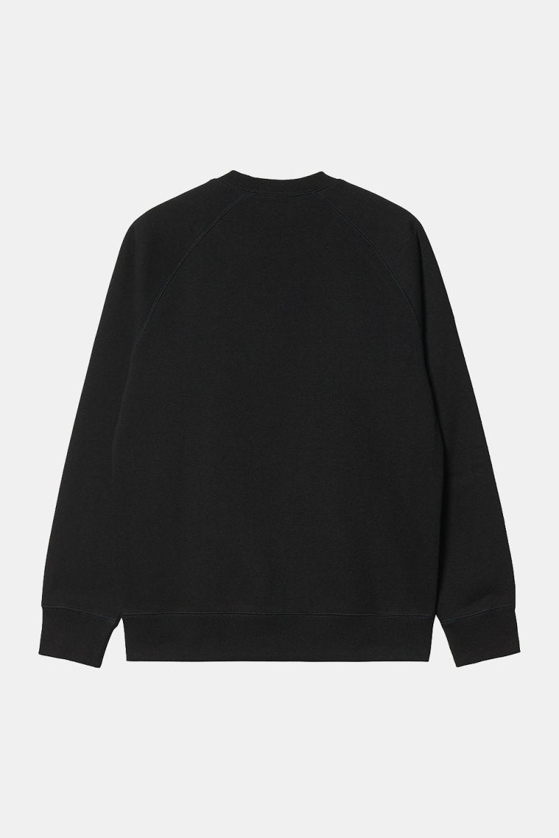 Carhartt WIP Chase Heavy Sweatshirt (Black &amp; Gold) | Sweaters