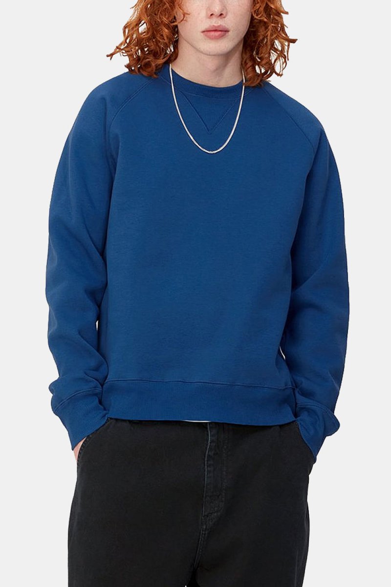 Carhartt WIP Chase Sweatshirt (Acapulco/Gold) | Sweaters