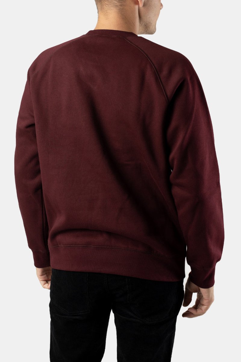 Carhartt WIP Chase Sweatshirt (Amarone/Gold) | Sweaters
