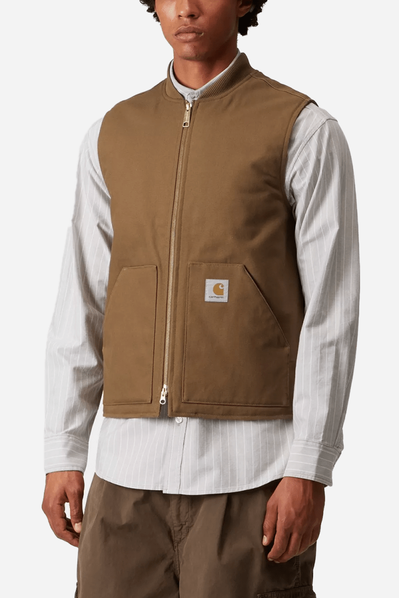 Carhartt WIP Classic Vest (Hamilton Brown/Rigid) | Jackets